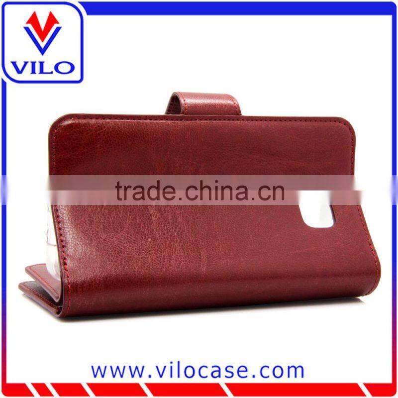 Flip book case with magnetic closure for Samsung Note 5