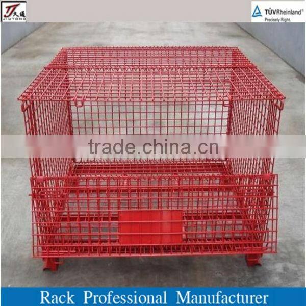 Warehouse Rolling Metal Storage Cage for Sale