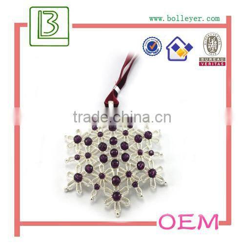 Christmas Metal souvenir custom logo keychain
