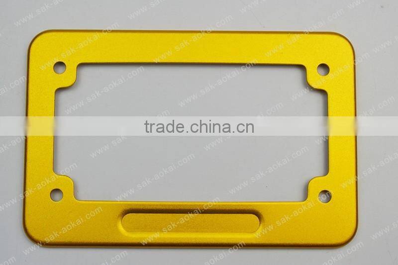 aluminum alloy motorcycles license plate frame colorful license plate frame