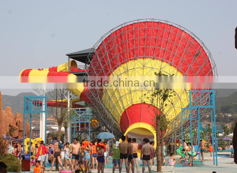 Theme Park Children's Favorite Amusement Spiral Water Slide