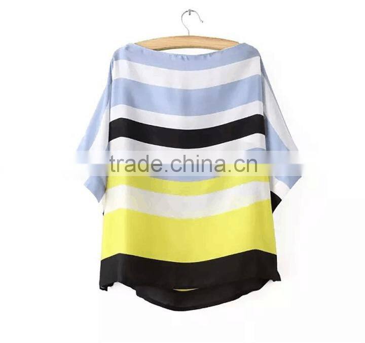 Casual Design Stripped Short Kaftan Customaize Beach Tunic