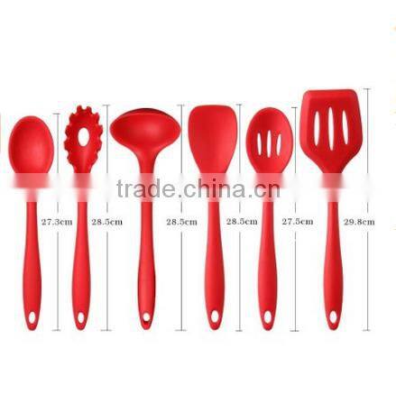 Colorful Standing 6 Piece Nylon Kitchen Utensil Sets Nylon Cooking Utensils Sets