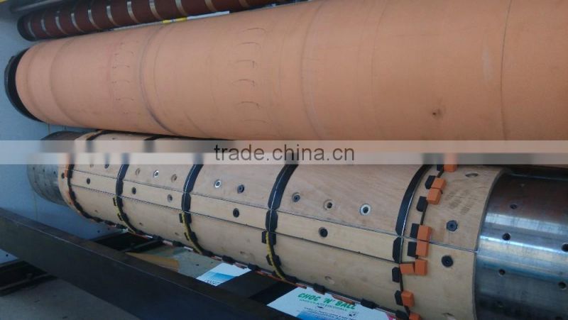 Best quality high speed corrugated carton printer slotter die cutter with stacker machine