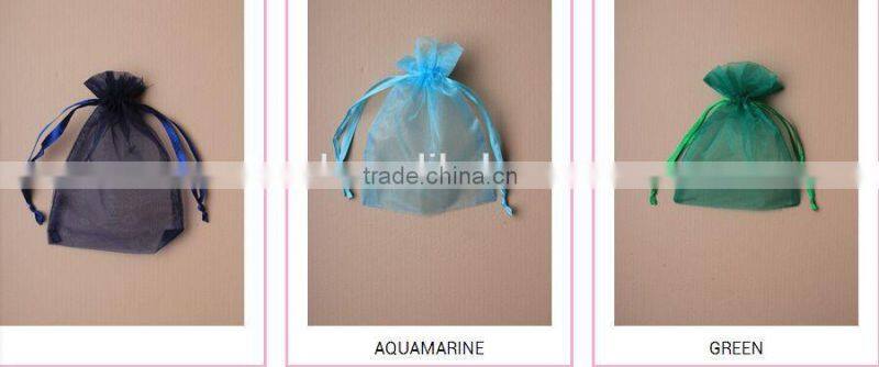 custom logo wholesale organza bags/pouch for Jewelry