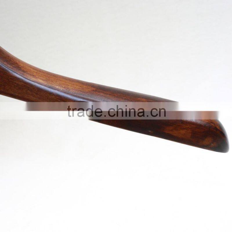 QD-E53 antique wood coat hangers for clothes display