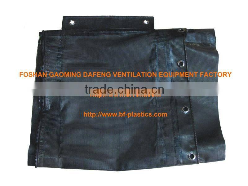 Anti-static layflat coal mining exhaust blower duct