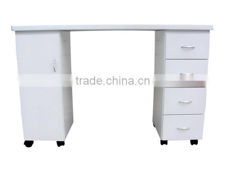Newest design comfortable salon furniture nail table for sale