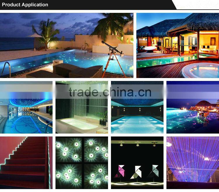 Different size of side glow optical fiber lighting cable 3mm~18mm