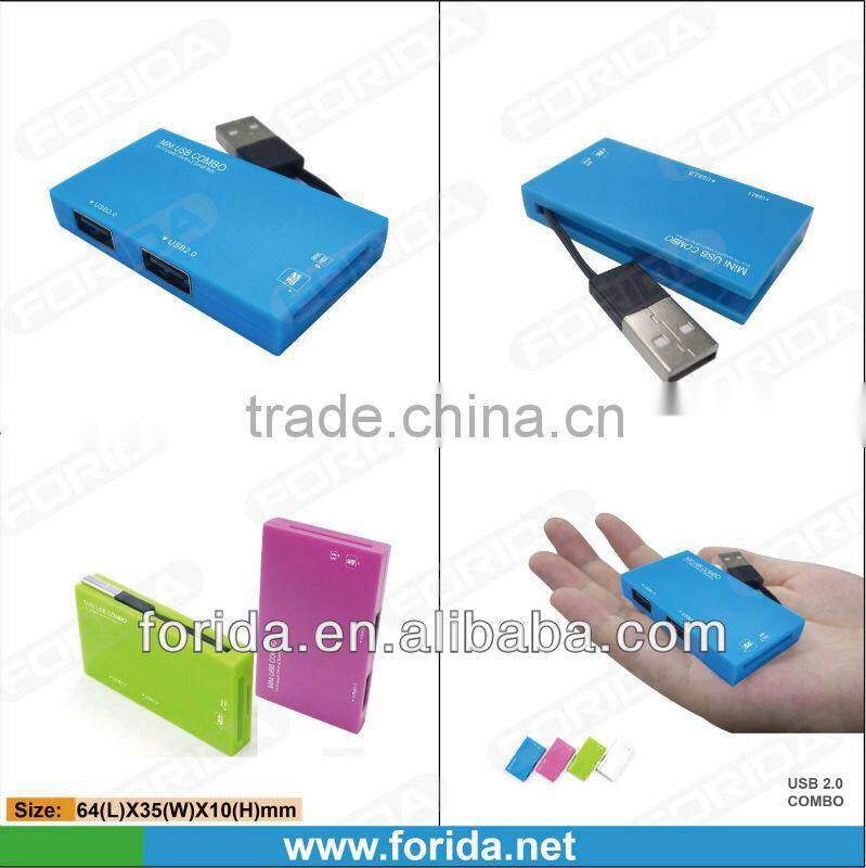 hot selling usb hub and card reader
