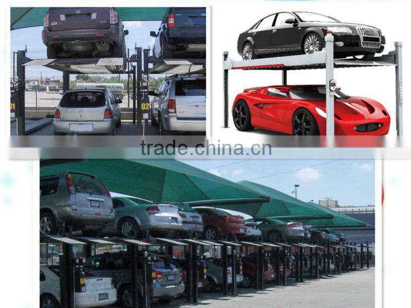 Mobile 4 column auto parking lift