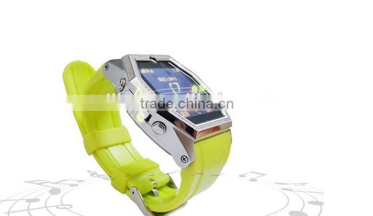 Quad Band 1.6 inch touch screen watch phone,support java, msn, mp4 .1.3m camera