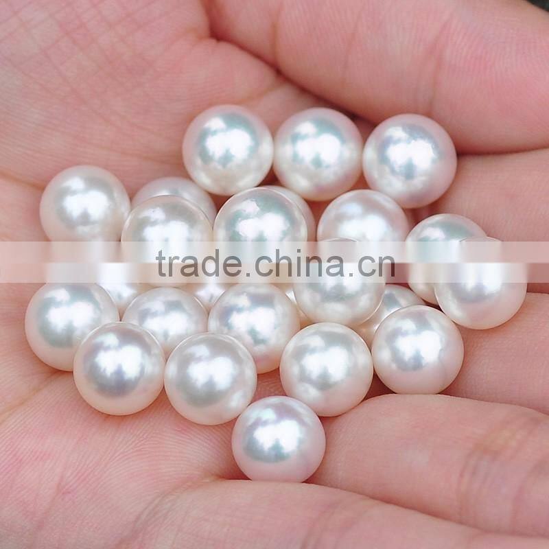 5-9mm perfect round natural loose pearl bead for wholesale