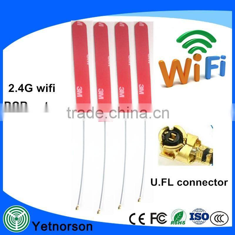 Internal 2.4G WIFI patch Antenna FR4 antenna PCB with IPEX connector