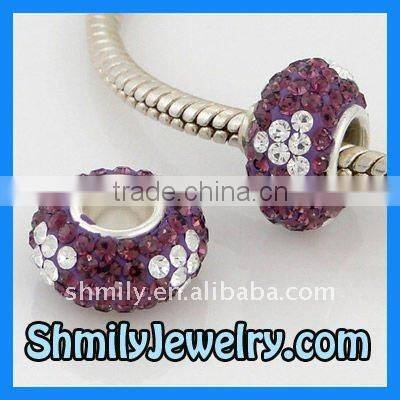 Wholesale Ladies Iridescent Micro Rhinestones Pave Clip On Earrings Craft PEA02
