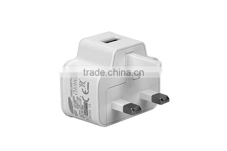 2016 new style top grade ETA-U90UWE uk plug travel adapter with usb charger for samsung
