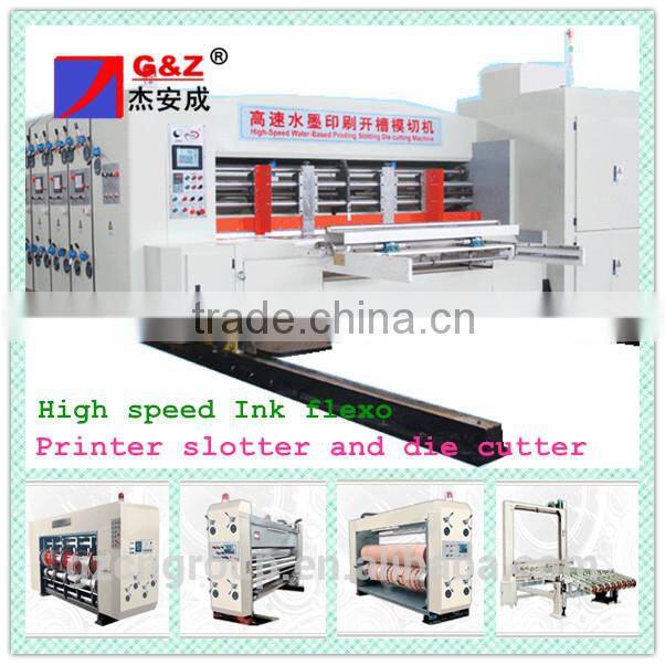 Automatic flexo printer slotter die cutter