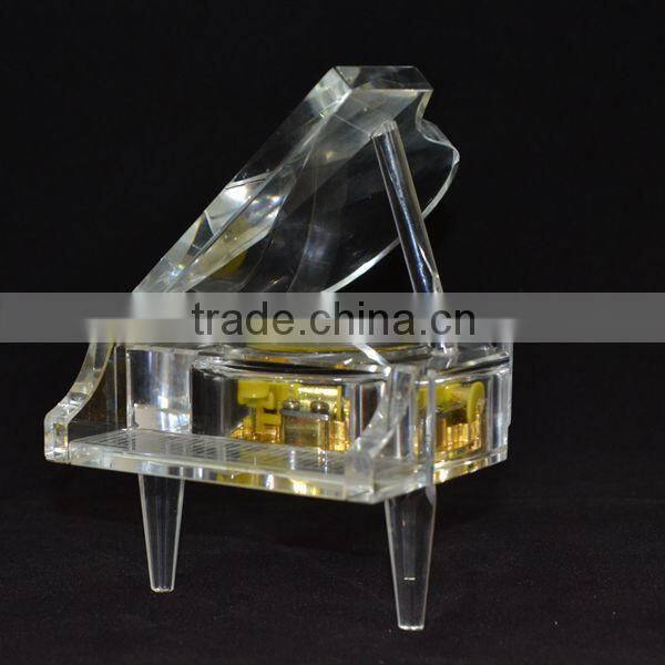 crystal music box with high-end crystal music box carousel