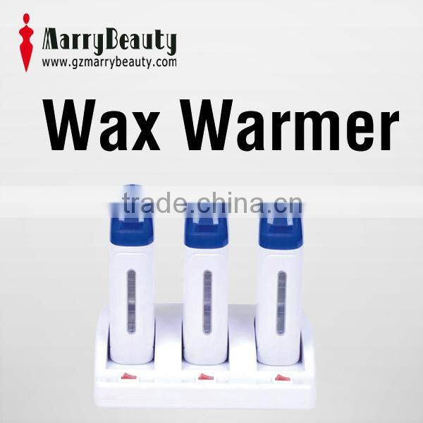 3 triple roller wax cartridges depilatory waxing kit wax heater warmer