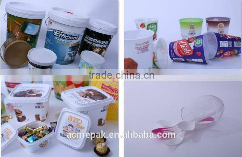 400ml IML yogurt coffee ice cream plastic cup