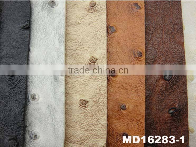 Synthetic Ostrich Leather Fabric For Bag