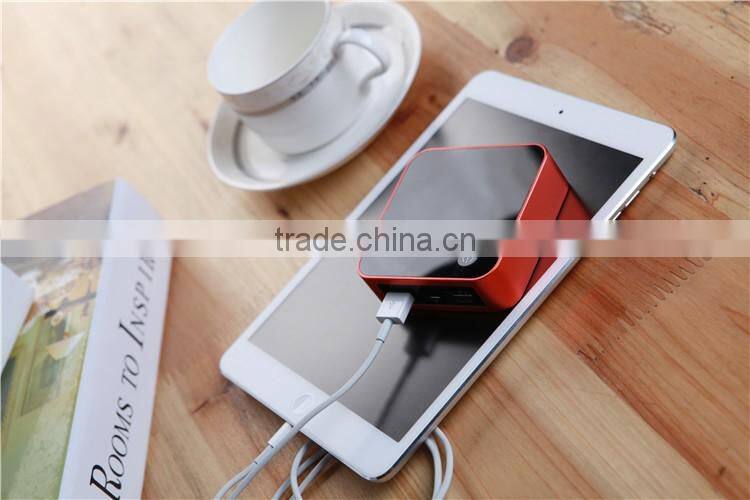 dual usb output digital and picture display phone charger 7800mah power bank