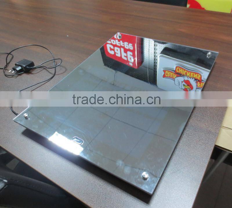 advertising led mirror light frame