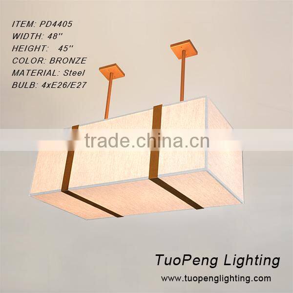 Pendant lighting in Lounge
