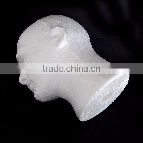 Display Head Long display head fiberglass head foam head mannequin head