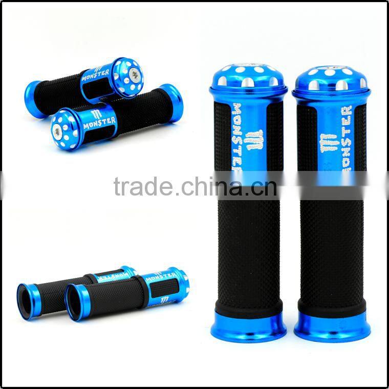 Blue Motorcycle handlebar grip ends BT-G4