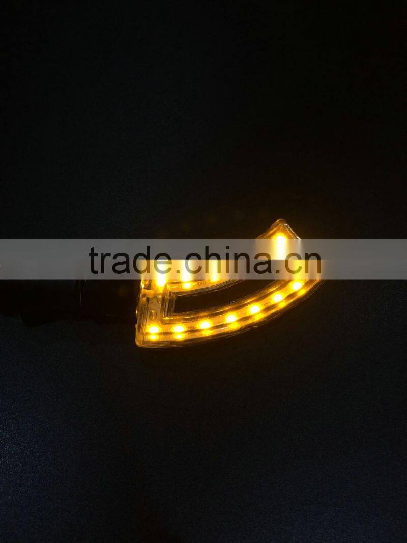 Easy install 2W 12V LED Yellow Waterproof Motorcycle Turn Signal