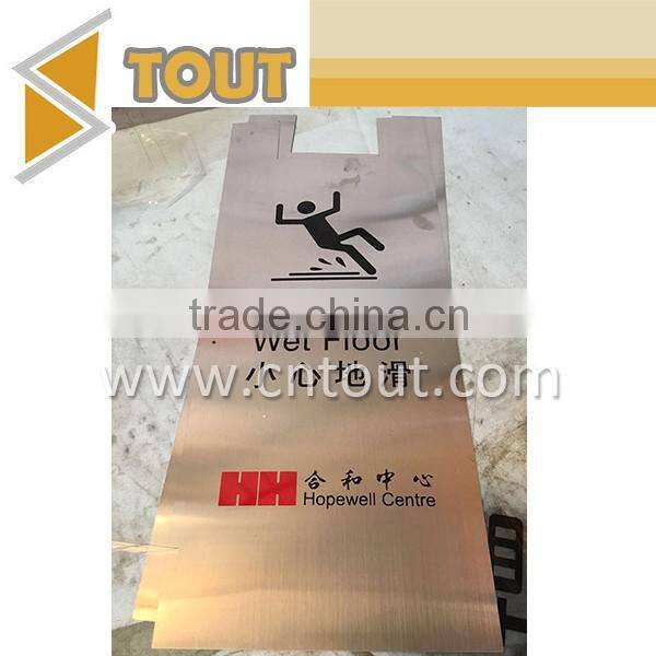 Customized Etched Stainless Steel Sign