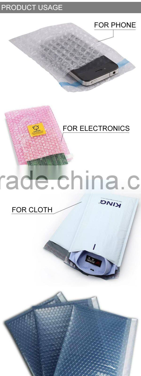 customized printed envelope air anti-static shielding bubble mailer bag