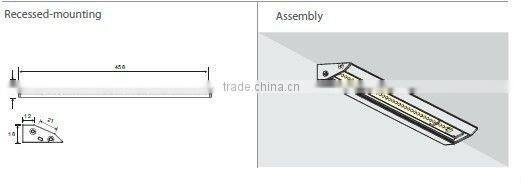 led cabinet corner lighting for kitchen,touch sensor led strip light,led under cabinet bar lights