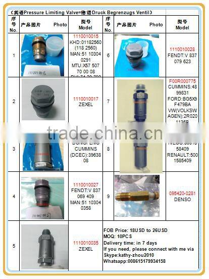 New Pressure Limiting Valve F00R000775 /pressure reducing valve F00R000775