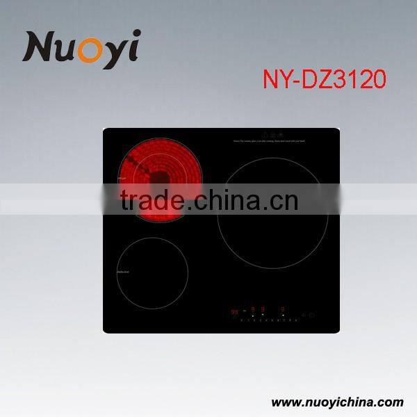 Metal housing ceramic glass hob 4 burner electric hot plate appiance