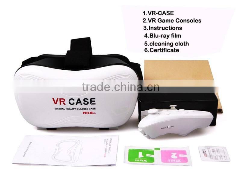 VR Case 3d Virtual Reality Helmet Video Glasses 3d glasses for blue film video open sex video