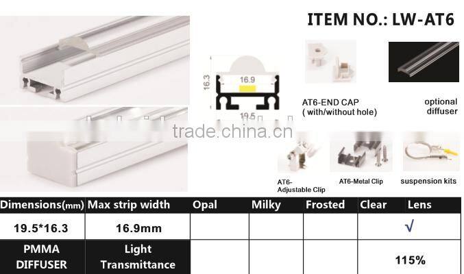 New!High quality extravagant design practical led aluminum profile for building surface decoration