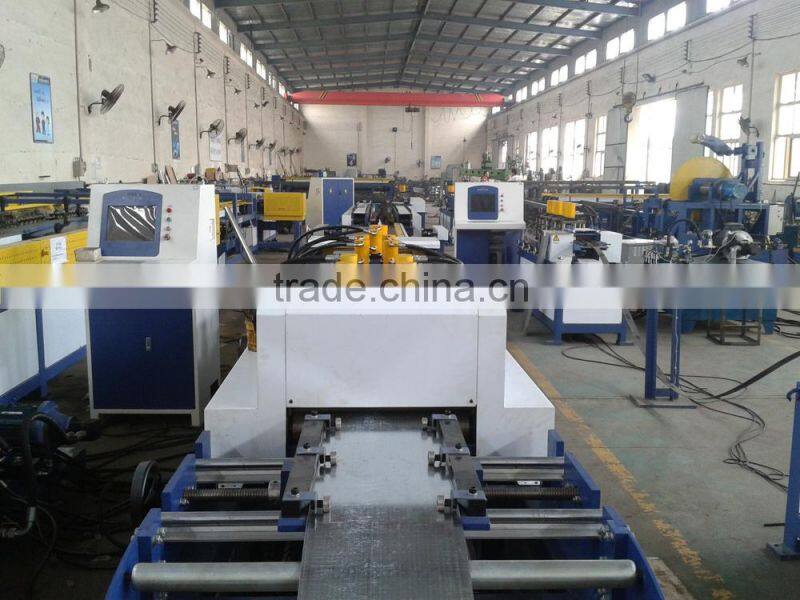 Volume damper production line; volume damper making machine