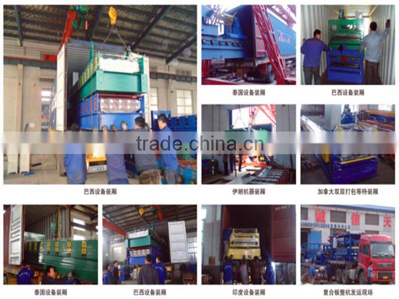 High rib trapezoid roof panel roll forming equipment