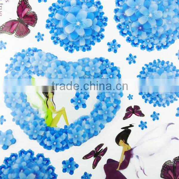 plastic sticker Children gift change sticker uv color changing sticker