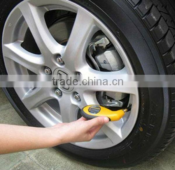 LCD Display Digital Tire Pressure Gauge with LED Flashlight