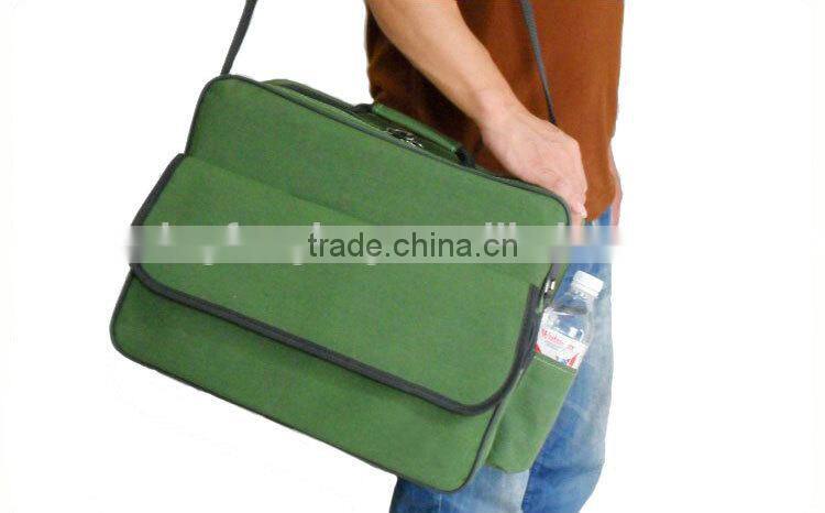 Green Oxford Customized Logo Courier Bag with multifunctional pocket mailing bags TSB002