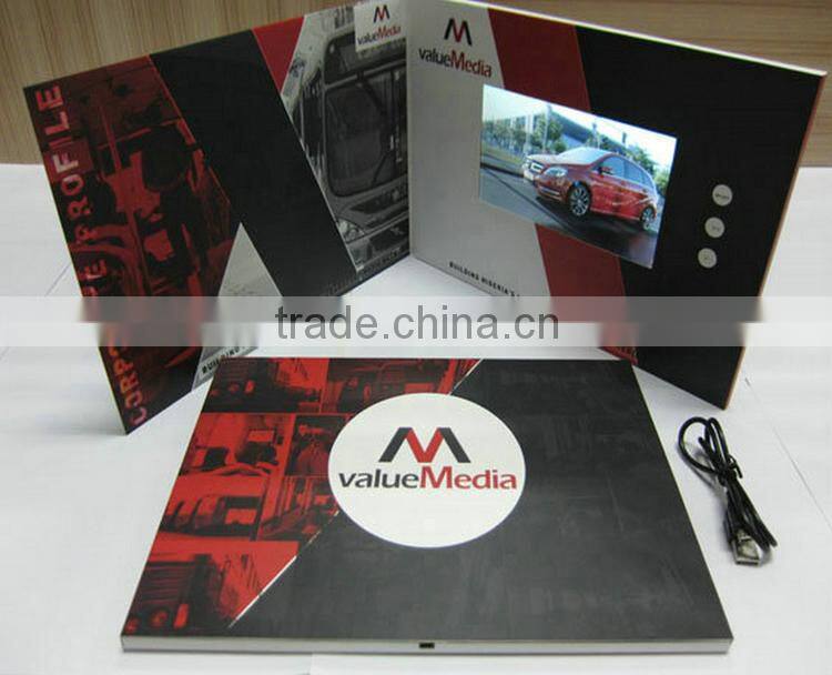 China wholesale high quality video greeting card innovative products for sale
