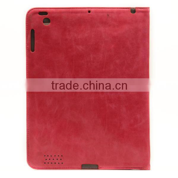 Hot selling Fashion design 9.7 inch flip cover case for I pad air tablet