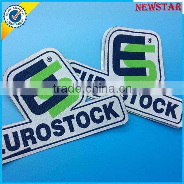 Customized design woven embroidery badge