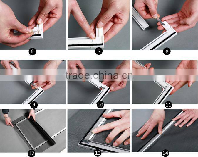DIY Aluminum frame screen door / door screen kit