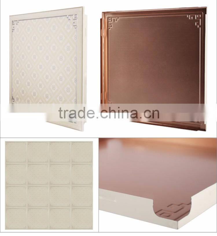 Quality assured decorative aluminum integrated suspended ceiling panel/board/plate