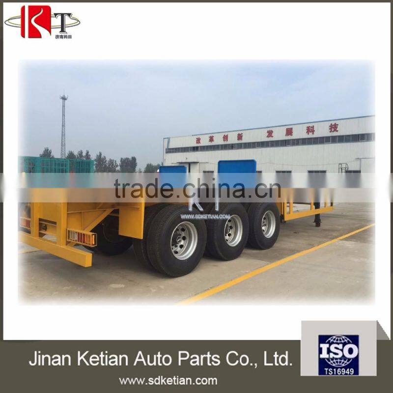 industry used 40T flated bed semi trailer with 3 axles