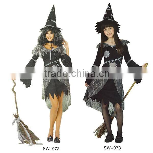 Factory hot sale gothic witch costume